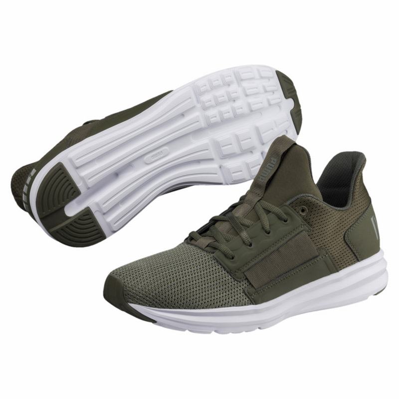 Chaussure Running Puma Enzo Street Homme Grise Soldes 794FTUIG